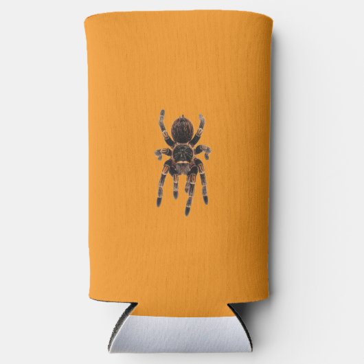 Tarantel orange selters dosenkühler (Vorderseite)