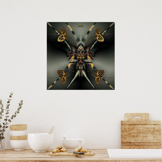 Tarantel Poster (Küche)