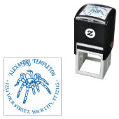 Tarantel Spinne #2 Goth Name Rücksendeadresse Permastempel (Beispiel)