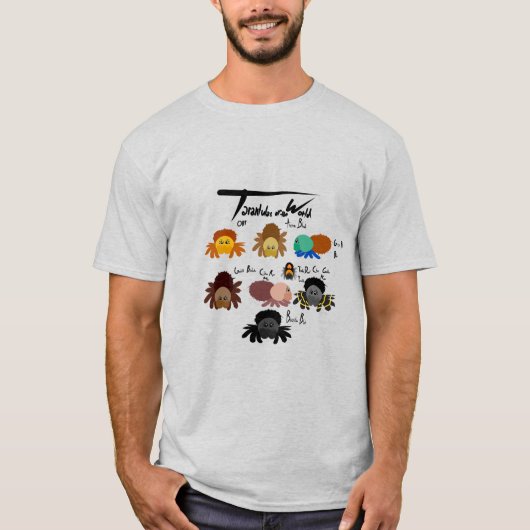 Taranteln der Welt Süße Spinne T-Shirt (Vorderseite)