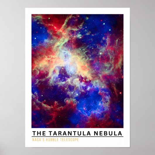 Tarantelnebel Weltraum Bildung Poster (Vorne)