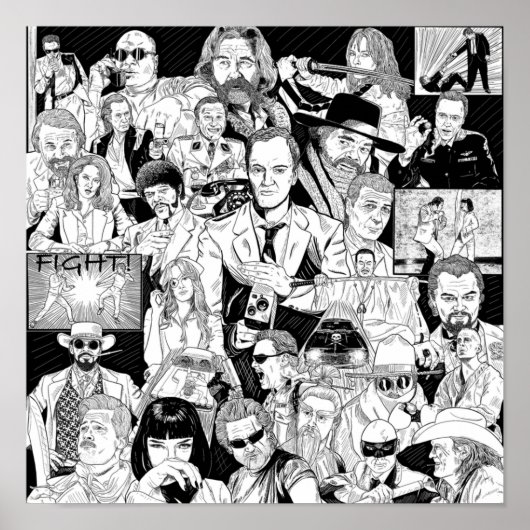 Tarantino Poster (Vorne)