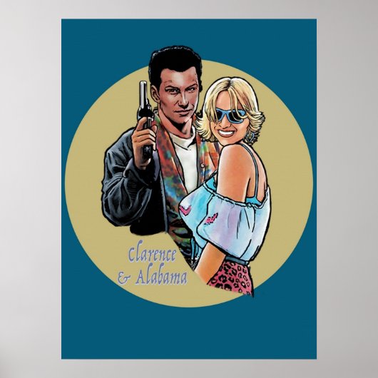 Tarantino True Romance Clarence Alabama Poster (Vorne)
