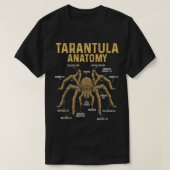 Tarantula Anatomy Spider Arthropod Arachnid Arach T-Shirt (Design vorne)
