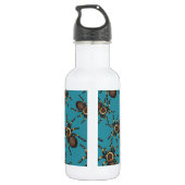 Tarantula auf blau edelstahlflasche (Rückseite)