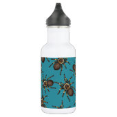 Tarantula auf blau edelstahlflasche (Rechts)