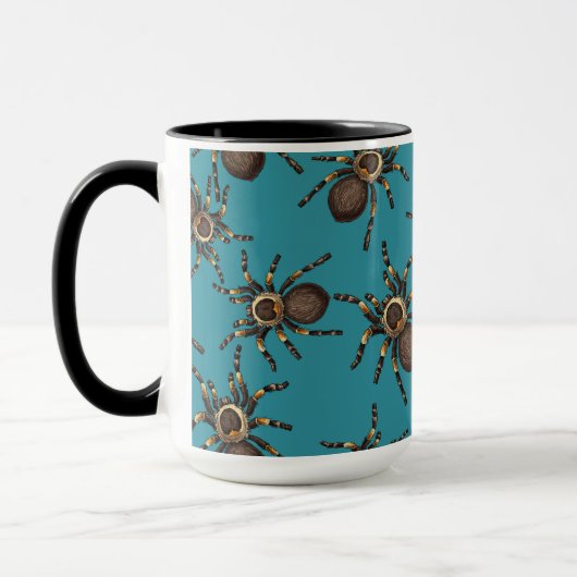 Tarantula auf blau tasse (Links)