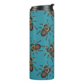 Tarantula auf blau thermosbecher (Nach links gedreht)
