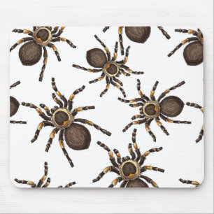 Tarantula auf weiß mousepad
