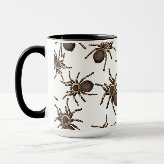 Tarantula auf weiß tasse (Links)