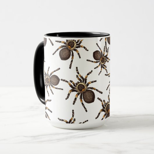 Tarantula auf weiß tasse (Vorderseite Links)