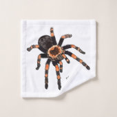 Tarantula-Cartoon Badhandtuch Set (Waschlappen)