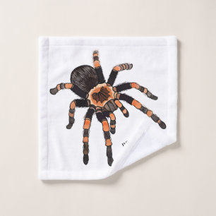 Tarantula-Cartoon Badhandtuch Set