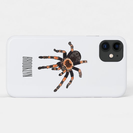 Tarantula-Cartoon Case-Mate iPhone Hülle (Rückseite (Horizontal))