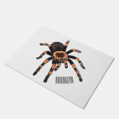 Tarantula-Cartoon Fußmatte (Schrägansicht)