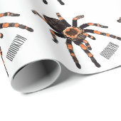 Tarantula-Cartoon Geschenkpapier (Rolleneckpunkt)