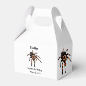 Tarantula-Cartoon Geschenkschachtel (Rückseite)