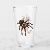Tarantula-Cartoon Glas (Rückseite)