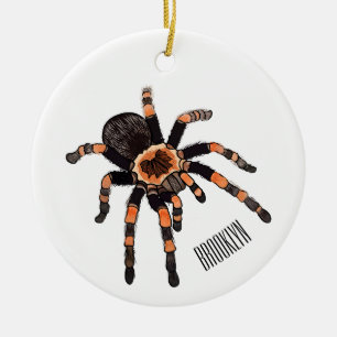 Tarantula-Cartoon Keramik Ornament