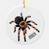 Tarantula-Cartoon Keramik Ornament (Hinten)