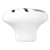 Tarantula-Cartoon Keramikknauf (Seitenansicht)