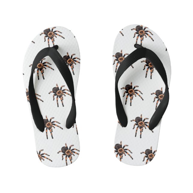 Tarantula-Cartoon Kinderbadesandalen (Fußbett)
