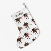 Tarantula-Cartoon Kleiner Weihnachtsstrumpf (Rückseite (Hängend))