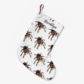 Tarantula-Cartoon Kleiner Weihnachtsstrumpf (Vorderansicht (hängend))