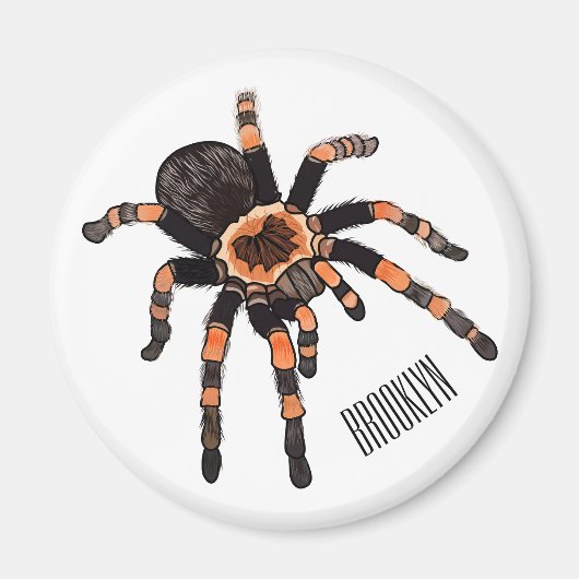 Tarantula-Cartoon Magnet (Vorne)