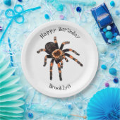 Tarantula-Cartoon Pappteller (Party)