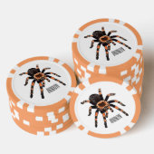 Tarantula-Cartoon Pokerchips (Stapel)
