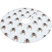 Tarantula-Cartoon Polyester Weihnachtsbaumdecke (Schrägansicht)