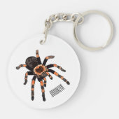 Tarantula-Cartoon Schlüsselanhänger (Rückseite)