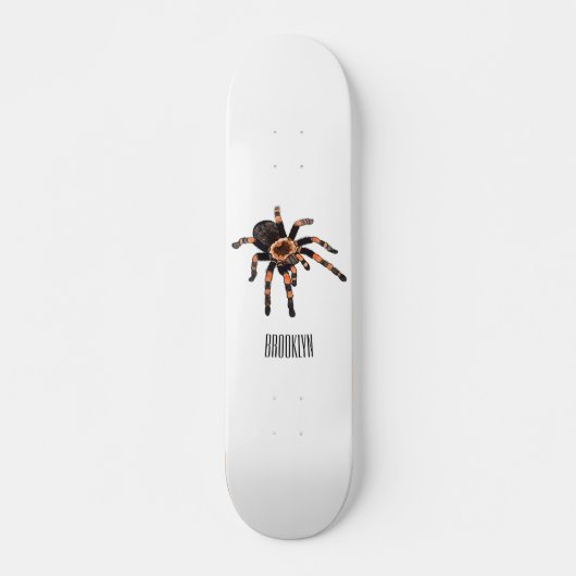 Tarantula-Cartoon Skateboard (Vorne)