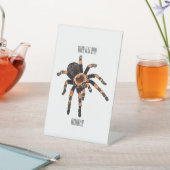 Tarantula-Cartoon Sockelschild (In SItu)