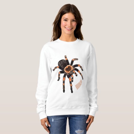 Tarantula-Cartoon Sweatshirt (Vorne ganz)