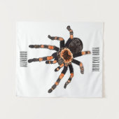 Tarantula-Cartoon Wandteppich (Vorderseite (Horizontal))