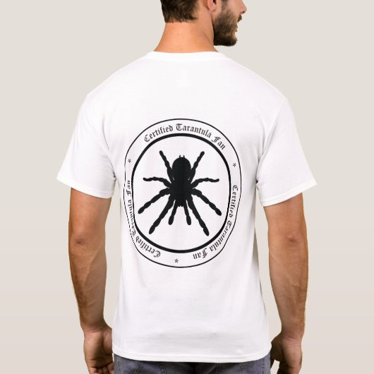 "Tarantula-Fan-" T - Shirt (hinteres Logo) (Rückseite)