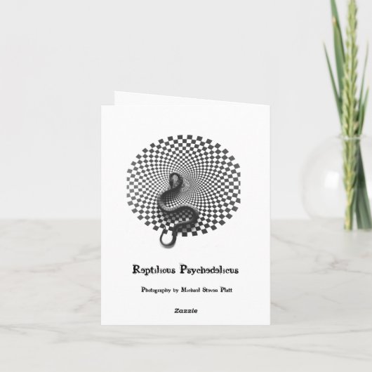 Tarantula-Geburtstags-Karte Karte (Rückseite)