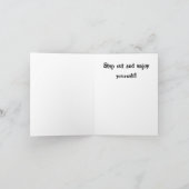 Tarantula-Geburtstags-Karte Karte (Innenseite)