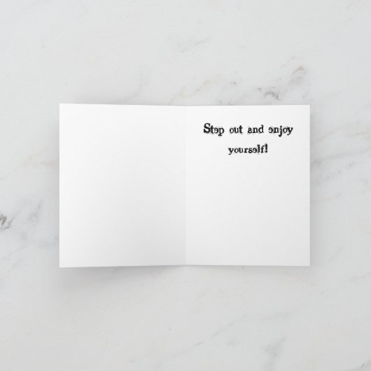 Tarantula-Geburtstags-Karte Karte (Innenseite)