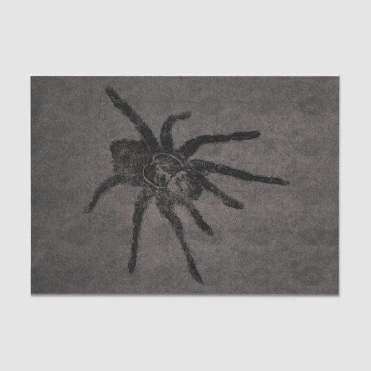 Tarantula Goth Decoupage Seidenpapier (Vorderseite)