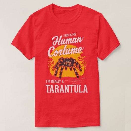 Tarantula Human Costume Halloween Tarantula Premiu T-Shirt (Design vorne)