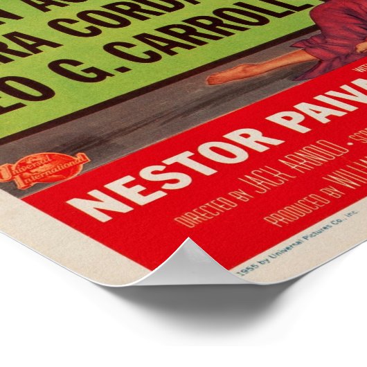 Tarantula! Monster Spider Earth Retro Movie Poster (Ecke)