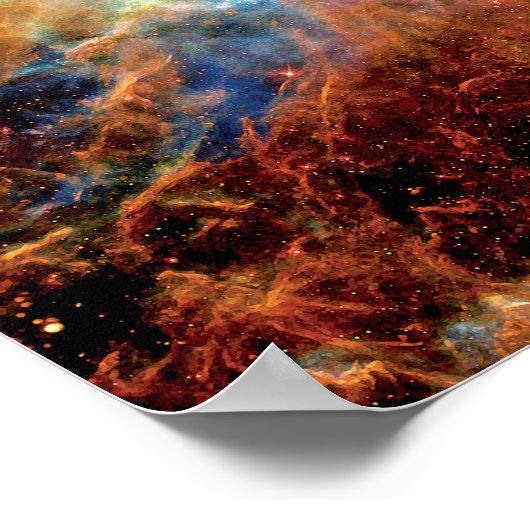 Tarantula Nebel R136 NASA Hubble Space Foto Poster (Ecke)