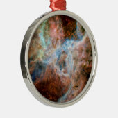 Tarantula Nebel R136 NASA Hubble Space Foto Silbernes Ornament (Rechts)