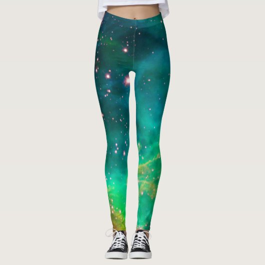 Tarantula-Nebelfleck-Sternhaufen-Galaxie-Bild Leggings (Vorderseite)