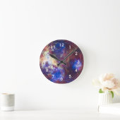 Tarantula Nebula - 30 Doradus Runde Wanduhr (Zuhause)