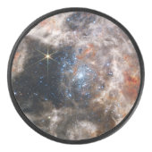 Tarantula Nebula Bild von JWST Eishockey Puck (Vorderseite)