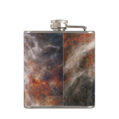 Tarantula Nebula Bild von JWST Flachmann (Rückseite)